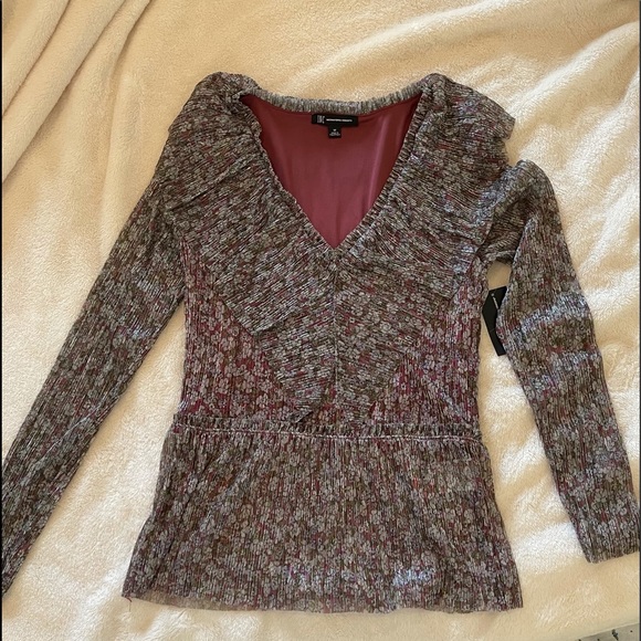 NWT INC International Concepts Ruffled Top - Picture 5 of 12